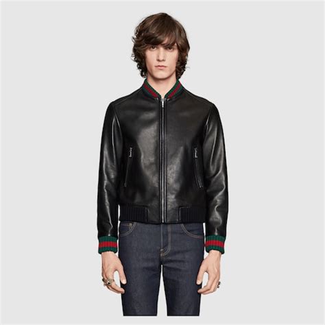 gucci leather jacket hollywood|gucci jacket without hoodie.